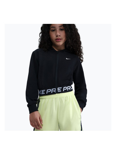Детски суитшърт Nike Pro Fleece black/black/black/white