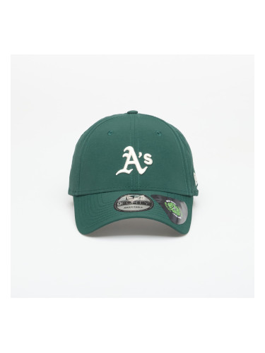 Шапка New Era 9FORTY MLB Recycled Midi Oakland Athletics Dark Green/ Light Cream Universal