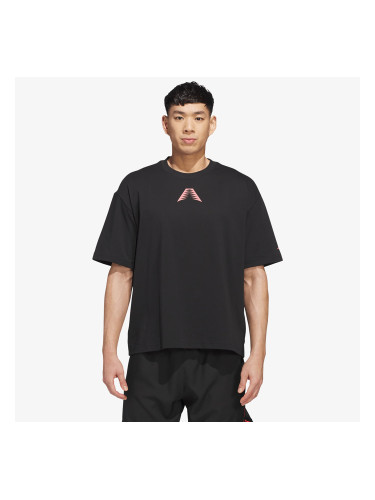 Тениска adidas Anthony Edwards Believe That Tee Black/ Solar Turbo S