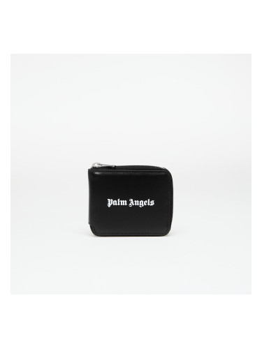 Портфейл Palm Angels Classic Logo Zip Around Wallet Black/ Off White Universal