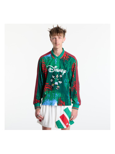 Тениска adidas Originals Brain Dead Disney Long Sleeve Jersey Red/ Bold Green/ Blue L