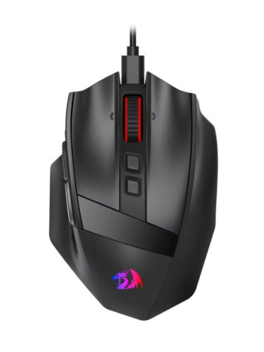  Гейминг мишка Redragon - Rind Pro M813, оптична, безжична, RGB, черна