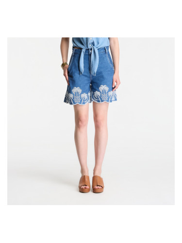 Къси панталони GUESS Pilar Short Coco Palm W25