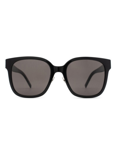 Saint Laurent SL M105/F 001 55 - квадратна слънчеви очила, дамски, черни