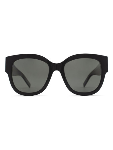 Saint Laurent SL M95/F 005 56 - квадратна слънчеви очила, дамски, черни, поляризирани