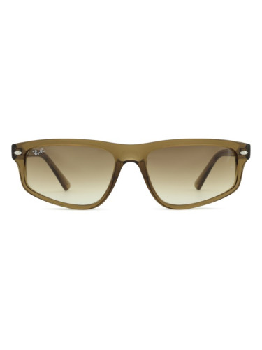 Ray-Ban RB2225 664051 57 - правоъгълна слънчеви очила, unisex, кафяви, поляризирани