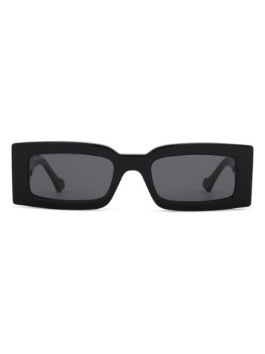 Gucci GG1425S 001 53 - правоъгълна слънчеви очила, unisex, черни