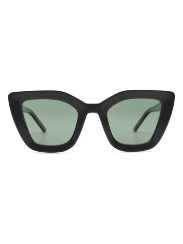 Meller Azalee Tutzetae Olive - cat eye слънчеви очила, дамски, черни, поляризирани
