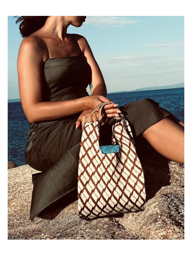 Чанта MATCHITA MOCHA LATTICE