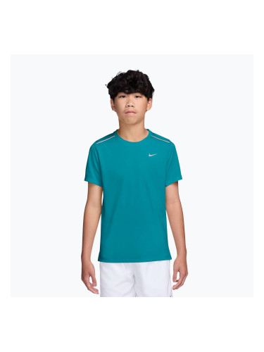 Детска тениска Nike Miler bright spruce/energy/heather