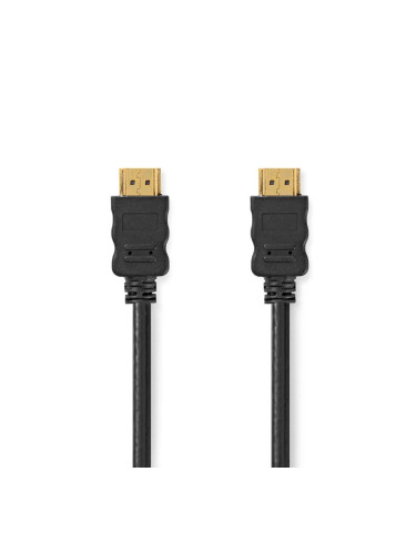 HDMI кабел, HDMI/M - HDMI/M, черен, 1.5m, 4K, CVGL34060BK15, Nedis