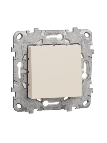Електрически ключ сх.6 девиаторен, 10A, 250VAC, за вграждане, бял, New Unica IP44, NU528244