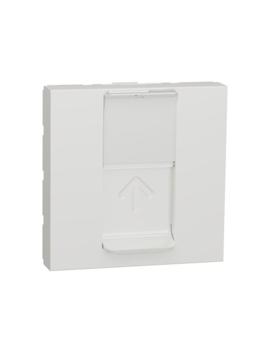 Капак, за RJ45 розетка, Schneider Electric, New Unica, цвят бял, NU946118