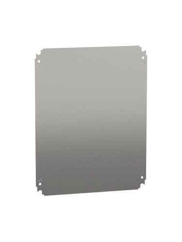 Монтажна плоча, 500x400mm, метална, плътна, Schneider Electric, NSYMM54