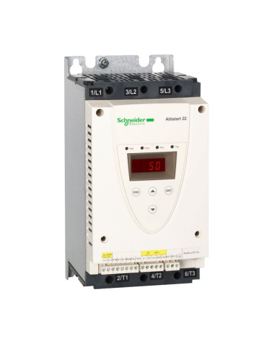 Софтстартер, 7.5kW, 17A, 230~440VAC, ATS22D17Q, Schneider Electric