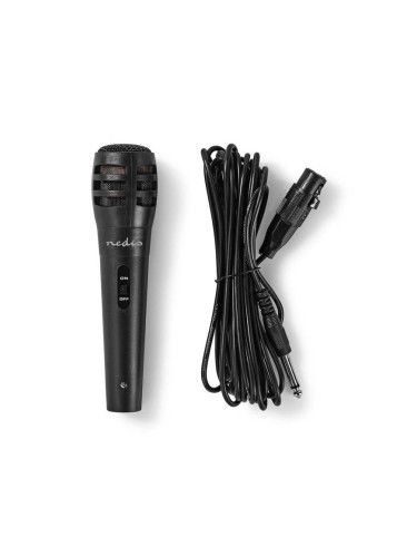 Микрофон MPWD15BK, динамичен, , 80Hz~12kHz, 5m, Nedis