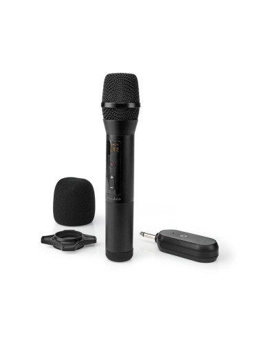 Микрофон MPWL200BK, безжичен, 6.3mm, 70Hz-13kHz, Nedis