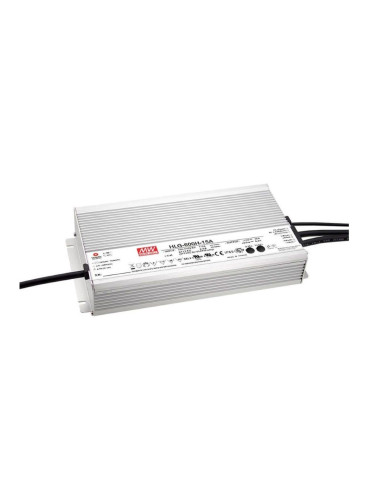 Импулсно захранване, за LED осветление, 24VDC, 600W, 230VAC, 25A, IP65, HLG-600H-24A