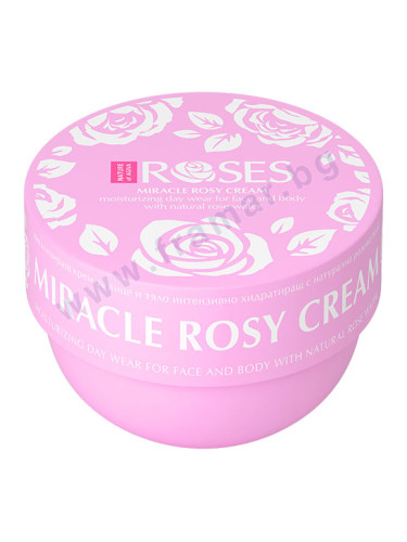 ВИТАЛИЗИРАЩ КРЕМ ЗА ЛИЦЕ И ТЯЛО ROSES MIRACLE ROSY 150 мл NATURE OF AGIVA