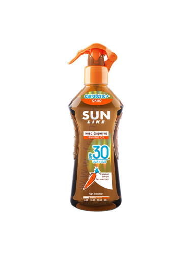 СЪН ЛАЙК МАСЛО ЗА БЪРЗ ЗАГАР С ПОМПА SPF30 200 мл