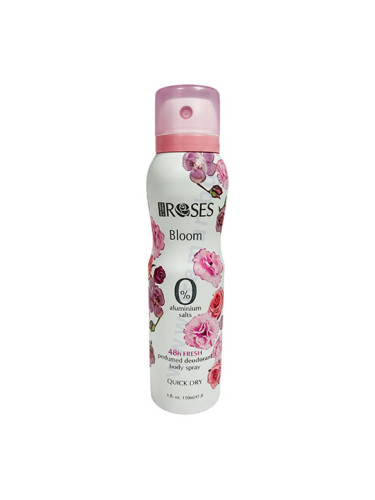 ПАРФЮМЕН ДЕЗОДОРАНТ ROSES BLOOM 150 мл NATURE OF AGIVA