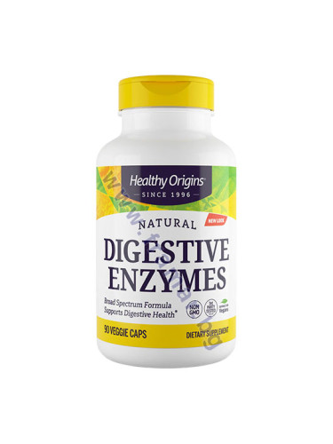 ХРАНОСМИЛАТЕЛНИ ЕНЗИМИ капсули * 90 HEALTHY ORIGINS