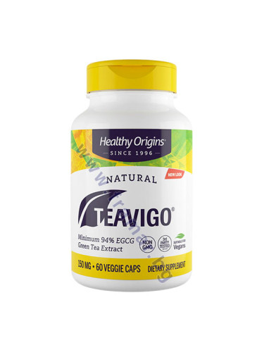 ЗЕЛЕН ЧАЙ капсули * 150 HEALTHY ORIGINS