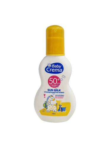 БЕЙБИ КРЕМА СЛЪНЦЕЗАЩИТНО МЛЯКО СПРЕЙ SPF50+ 150 мл