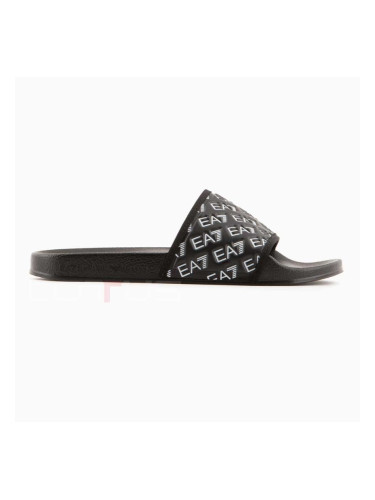 ЧЕХЛИ EA7 EMPORIO ARMANI 7X000109-MC138 ALL OVER SLIPPER U ЧЕРНИ