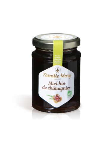 Miel bio de châtaignier/ Био пчелен мед от ядлив кестен, 230 g Famille Mary