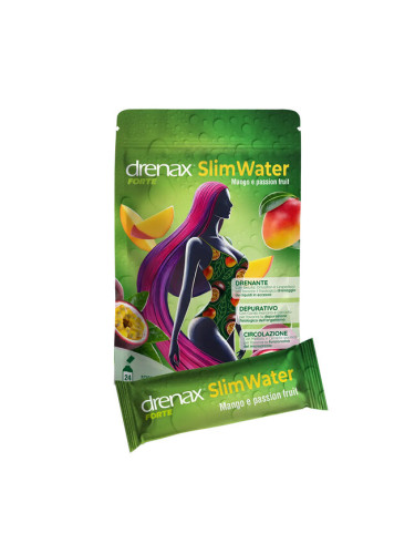 Drenax Forte Slim Water Дренакс форте детокс и против задържане на течности, 24 сашета, с вкус на ма