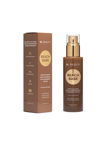 NL BEAUTY Tanning Lotion Beach Babe Coconut Олио за тяло дамски 100ml