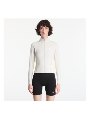 Суитшърт Nike Sportswear Women's Full-Zip Long-Sleeve Top Light Bone/ Alabaster XS