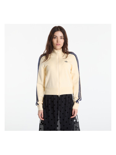 Пуловер adidas Knitted Firebird Track Top Warm Vanilla/ Night Indigo XL