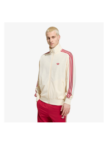 Суитшърт adidas Firebird Track Jacket Warm Vanilla/ Team Victory Red XXL