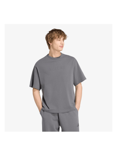 Тениска adidas Soft Lux Graphic T-shirt Grey Five XXL