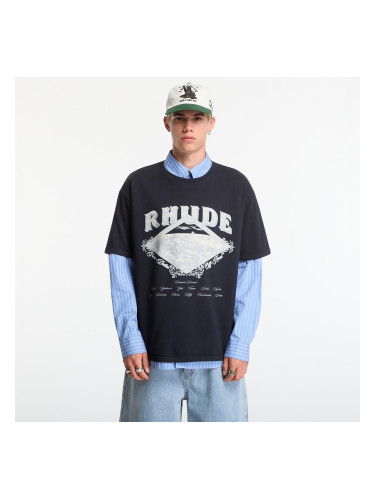 Тениска Rhude Dakar Convoy Tee Vintage Black/ Silver L