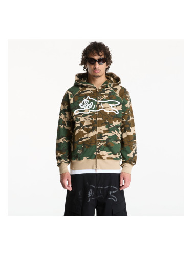 Суитшърт Billionaire Boys Club Icecream Running Dog Woodland Camo Zip Through Hood Multi M