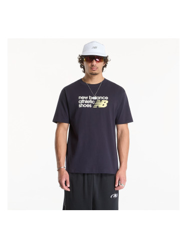 Тениска New Balance Athletics Premium Relaxed Chest Logo T-Shirt Dark Night S