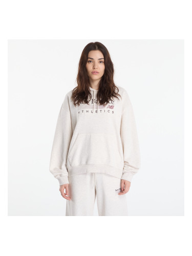 Суитшърт New Balance Trackside French Terry Hoodie Linen Heather XS