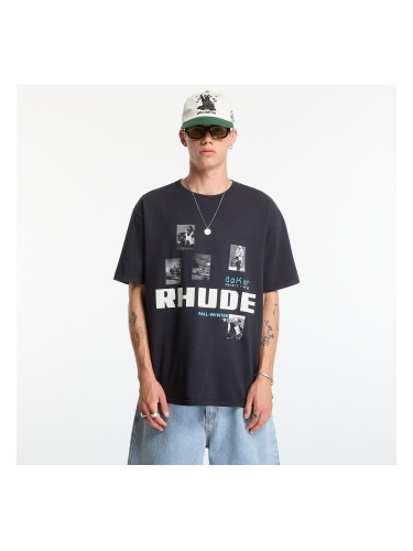 Тениска Rhude Winter 91 Rallye Tee Vintage Black/ White/ Blue S