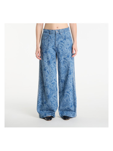 Дънки adidas Liberty London Firebird Mid Rise Straight Denim Pant Medium Vintage Denim/ Light Denim 25/32