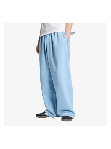 Панталони adidas Trefoil Essentials Melange Baggy Open Hem Pants Light Blue Mel XXL
