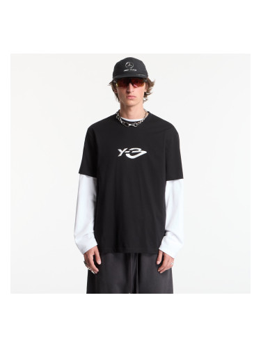 Тениска Y-3 Liquid Logo Short Sleeve T-Shirt Black XL