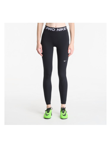 Клинове Nike Pro Women's Mid-Rise Full-Length Leggings Black/ White XS