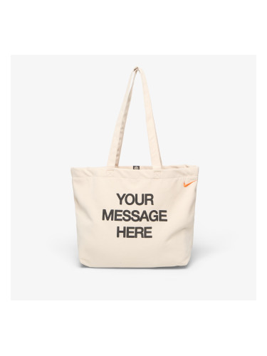 Чанта Nike Heritage "Your Message Here" Tote Bag 22L Oatmeal/ Safety Orange/ Safety Orange 22 l