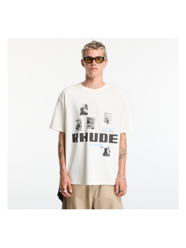Тениска Rhude Winter 91 Rallye Tee Vintage White/ Black/ Blue L