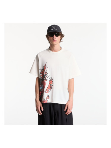 Тениска Y-3 Graphic Short Sleeve T-Shirt Chalk White XL