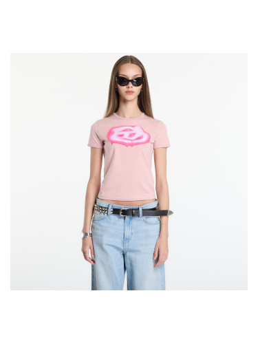 Тениска Diesel T-Uncuties-Long-S3 T-Shirt Pale Mauve L