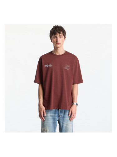 Тениска Filling Pieces T-Shirt Boxy Bridge The Gap Bitter Chocolate S